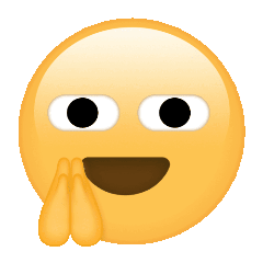 黄脸开心情绪拍手GIF心情包.gif